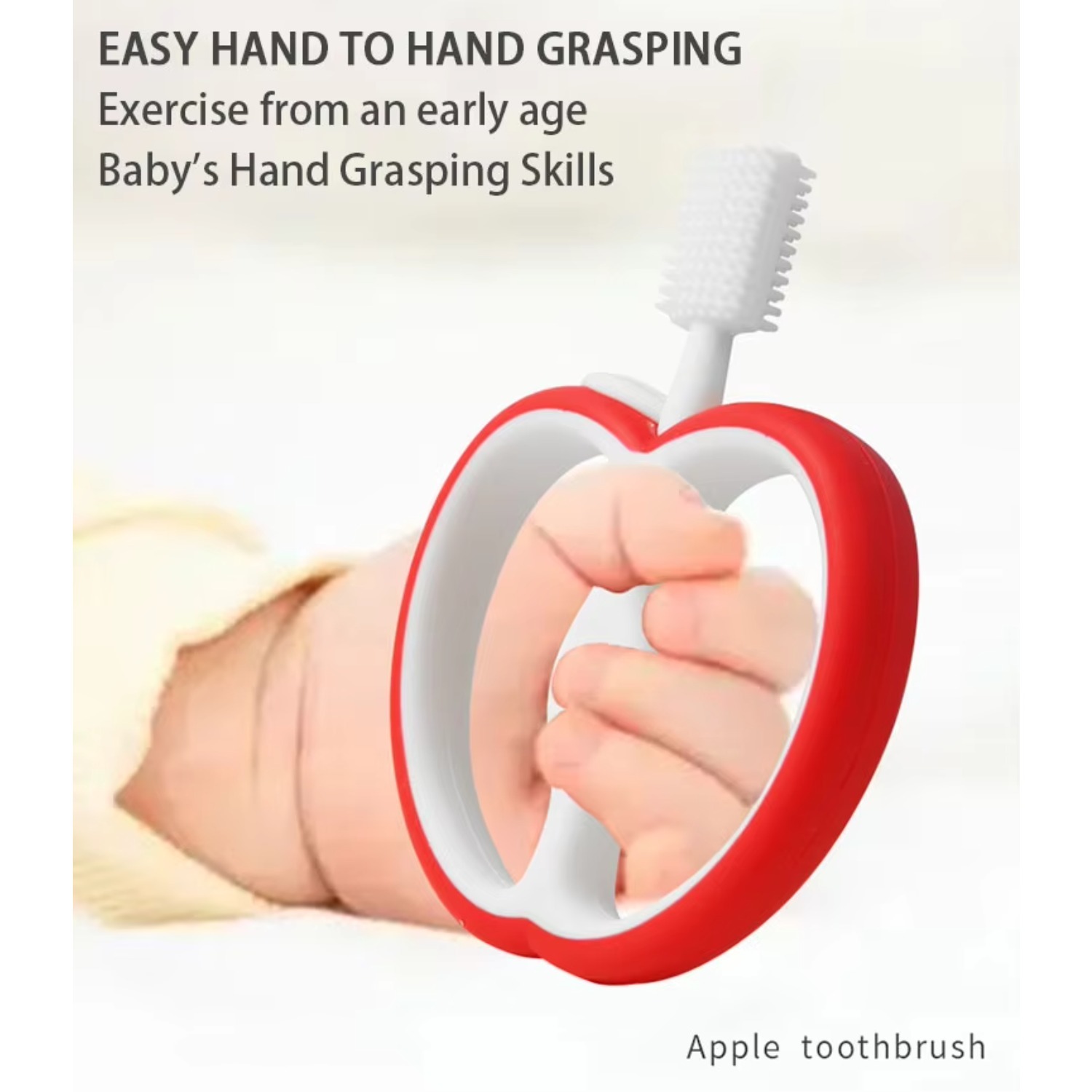 Baby Food Apple - Simpatico Massaggiagengive in Silicone a Forma