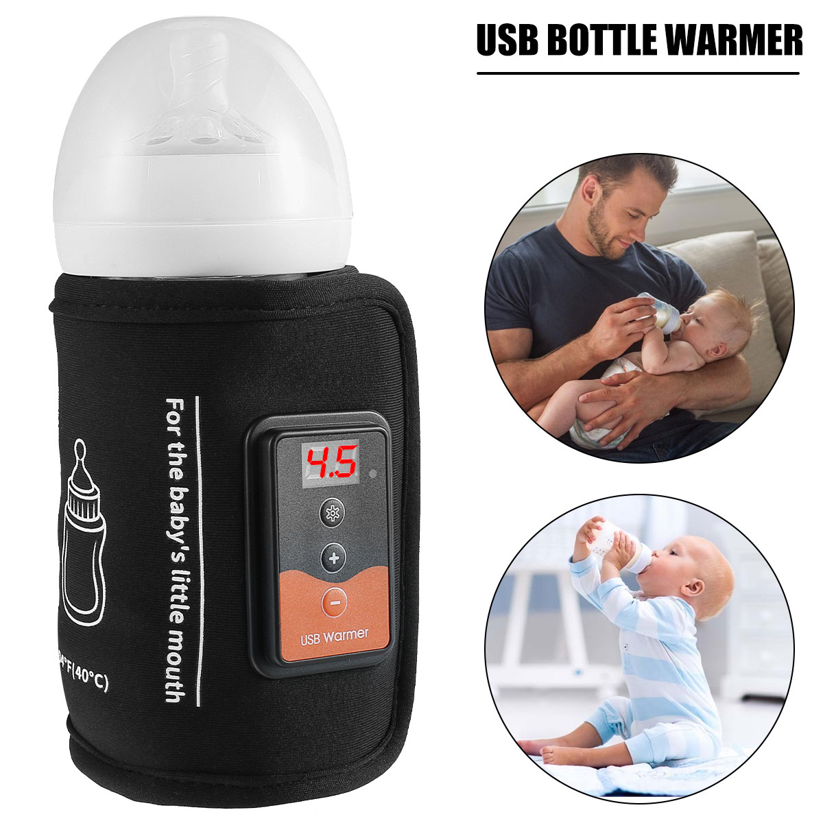 Baby Food Warmer - Scaldabiberon Scaldabiberon alimentato tramite USB con