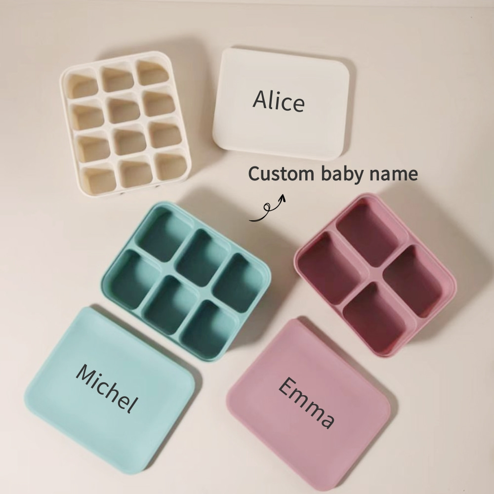 Baby Food Freezer Tray - Vassoio per congelatore personalizzato per alimenti