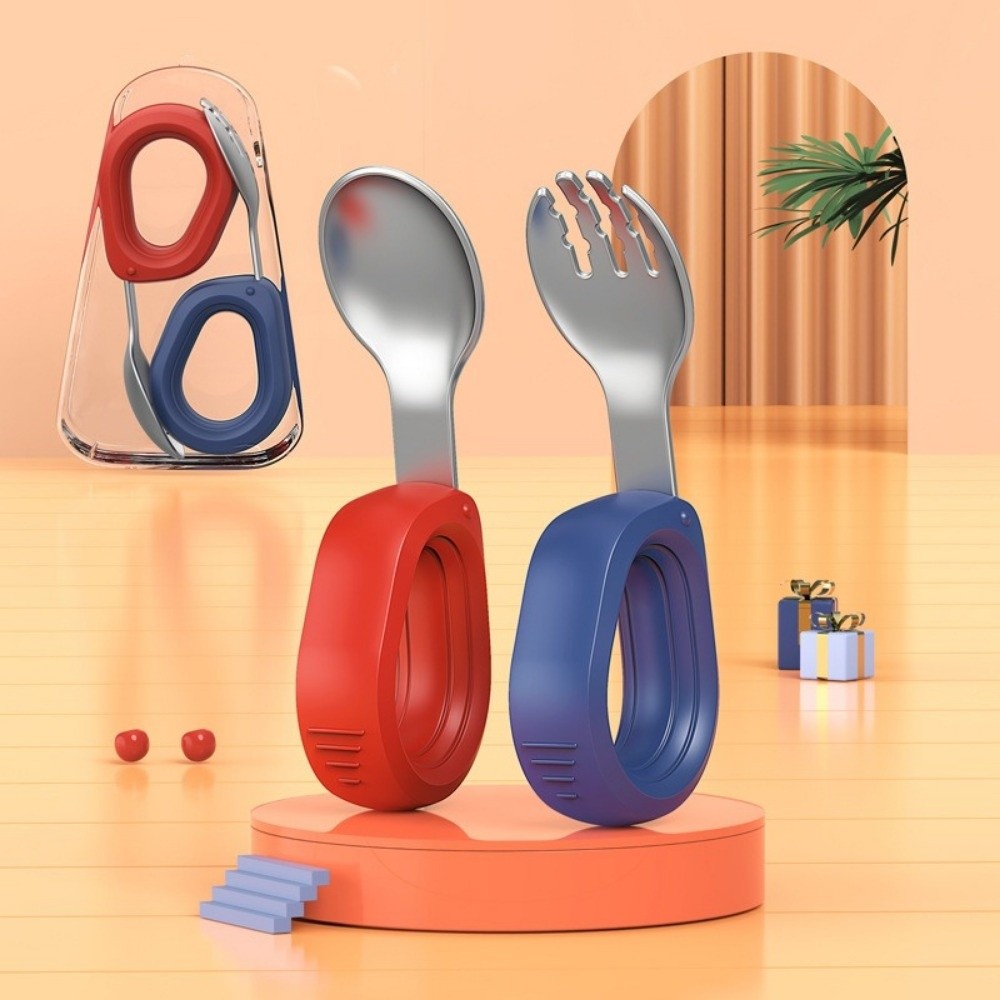 Self Feed Spoon - Manico in silicone Set di cucchiai