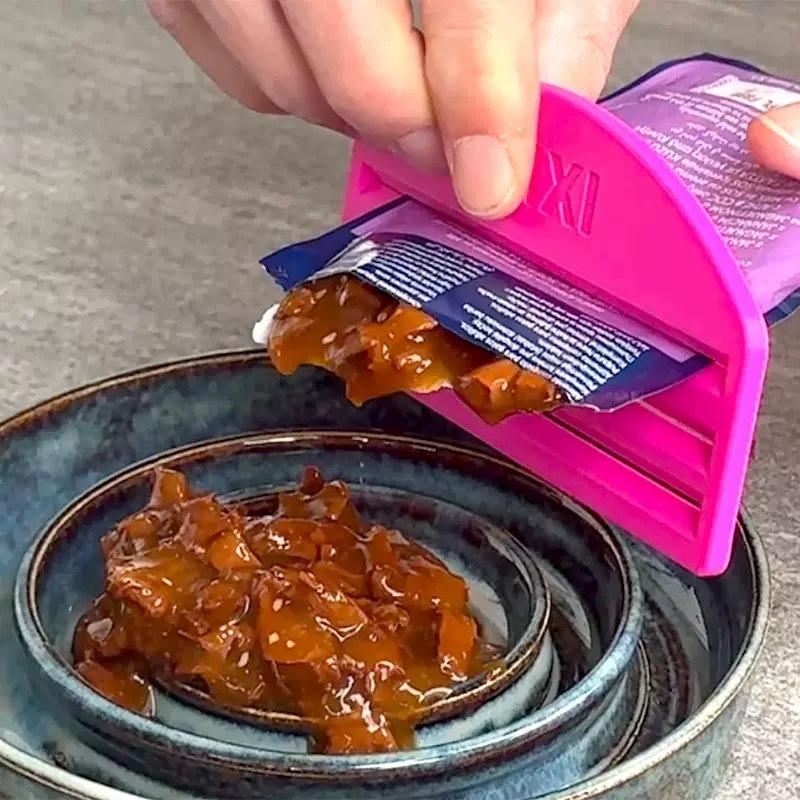 Food Pouch Reusable - Nuovo Dispenser Manuale per Snack Liquidi