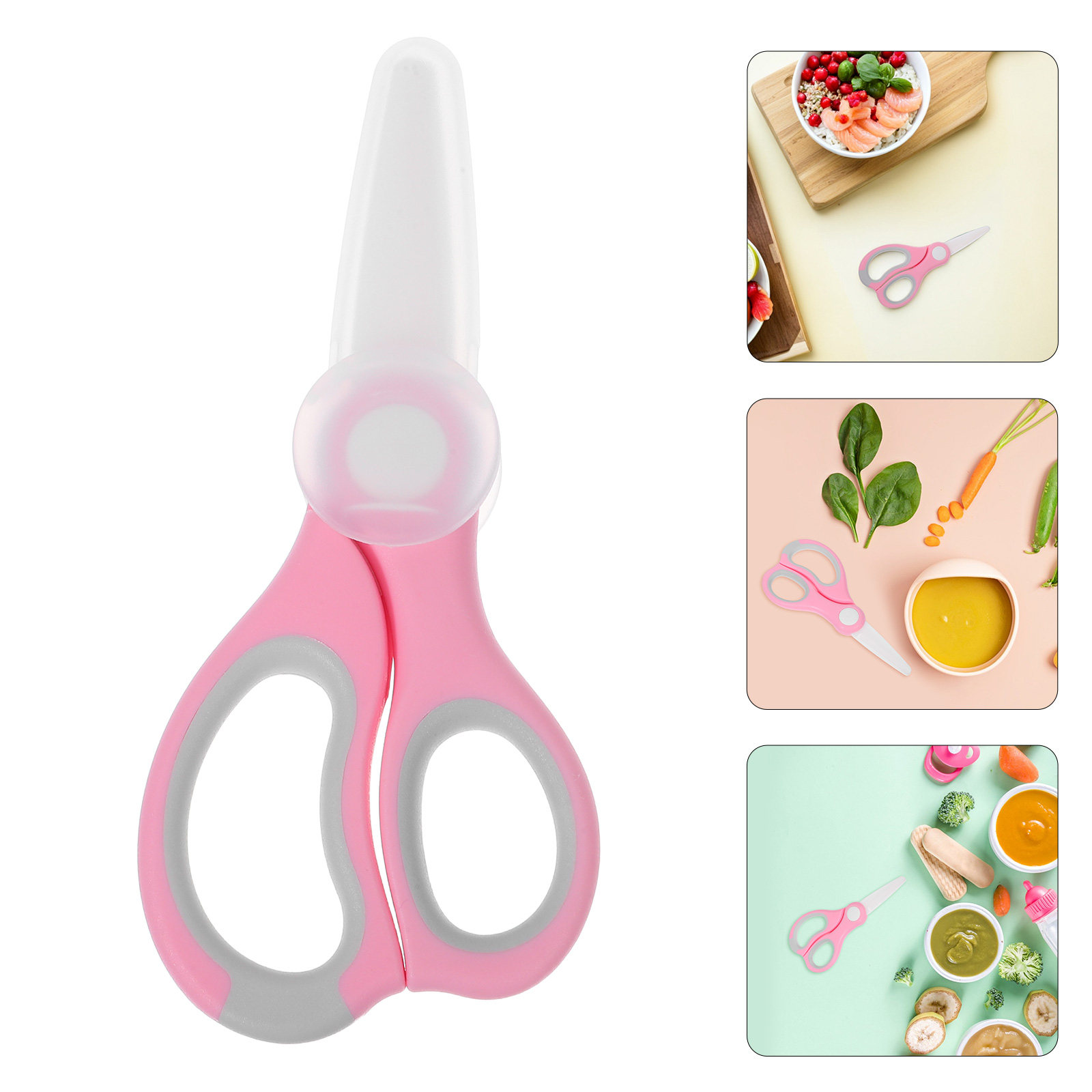 Baby Food Scissors - Forbici Portatili in Ceramica per Alimenti