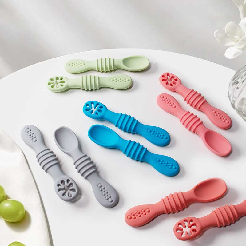 Self Feed Spoon - 2 pezzi cucchiaio appiccicoso in silicone