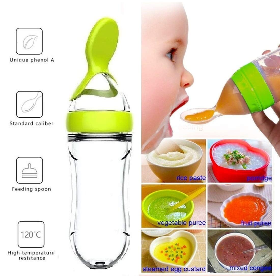 Spremere Biberon Tazza In Sili - Self Feed Spoon recensione e prezzo