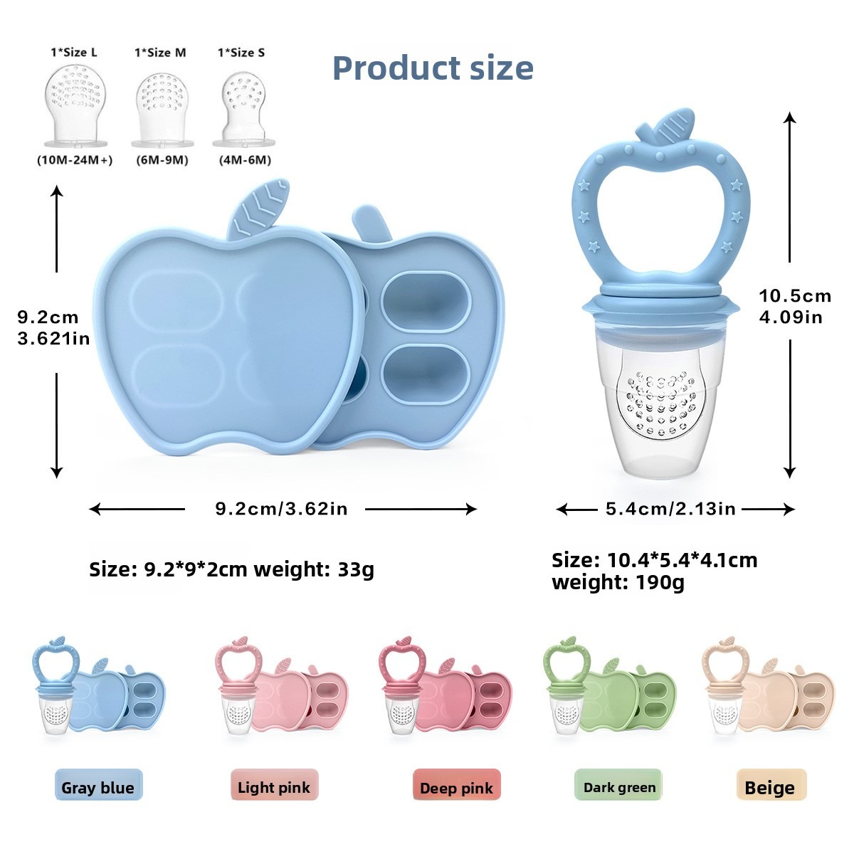 Nuovo ghiacciolo per la dentiz - Baby Food Apple recensione e prezzo