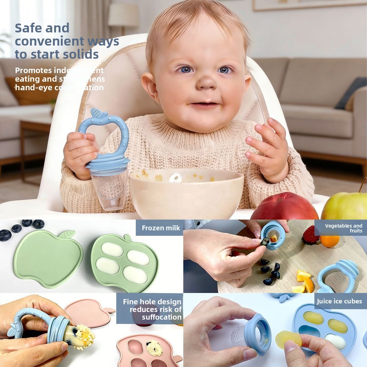 Nuovo ghiacciolo per la dentiz - Baby Food Apple recensione e prezzo