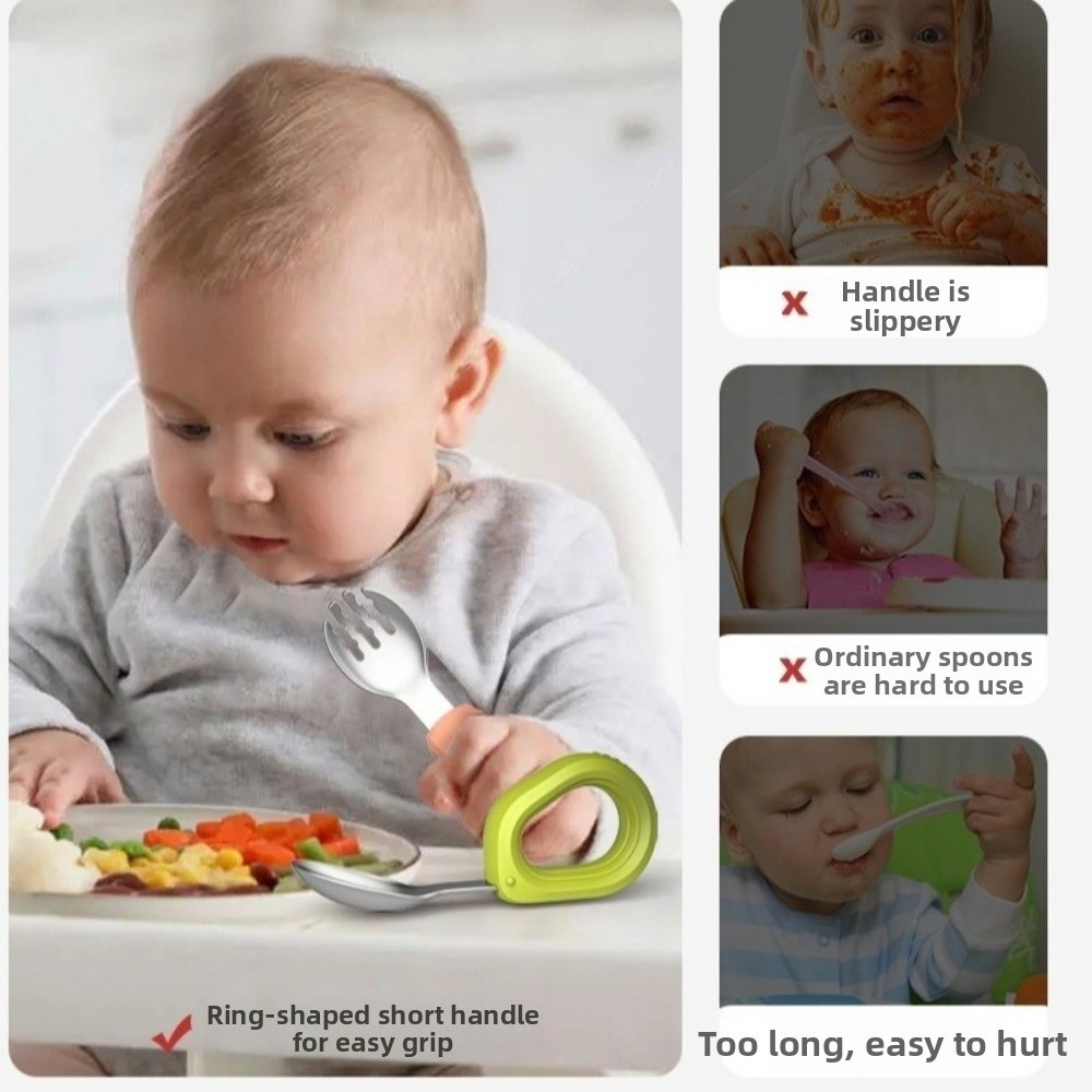 Manico in silicone Set di cucc - Self Feed Spoon recensione e prezzo