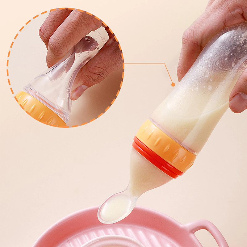 Spremere il biberon in silicon - Self Feed Spoon recensione e prezzo