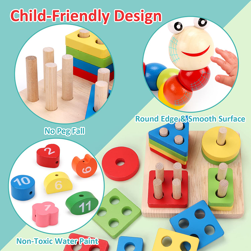 5-6 pz/set Montessori Giocatto - Baby Food Product recensione e prezzo