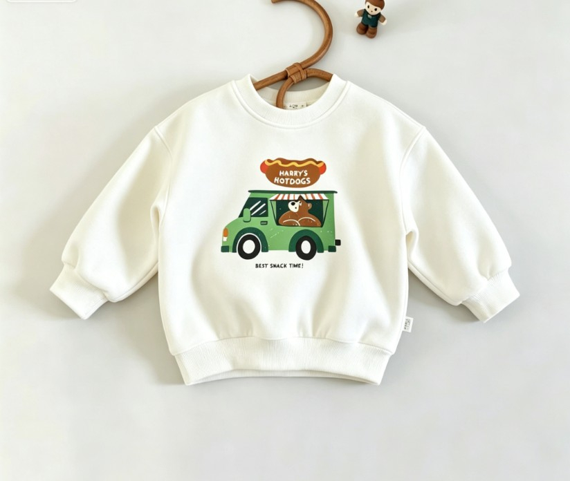 Felpa girocollo per bambini pi - Baby Food Apple recensione e prezzo
