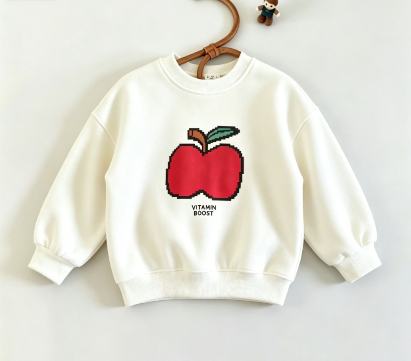 Felpa girocollo per bambini pi - Baby Food Apple recensione e prezzo